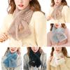 (Projector)Women's Plush Scarf Sweet And Soft Autumn And Winter Solid Color Warm Scarf
