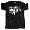 Black Rifles Matter Black Tshirt Ar-15 Ak47 2Nd Amendment Pro Gun Guns Tee Shirt Mens New Tee Shirts Printing Cool T Shirt