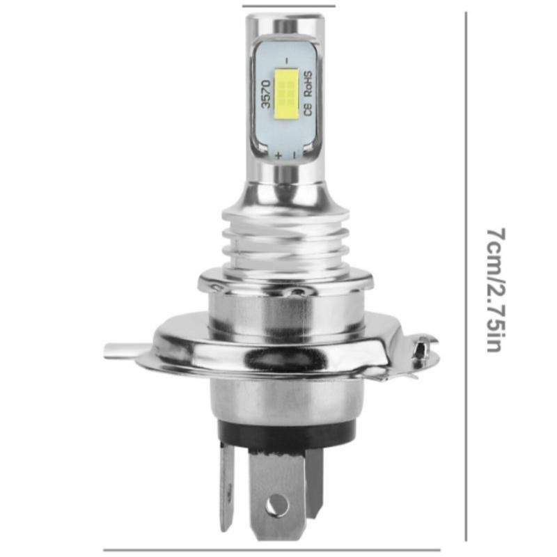 Противотуманная фара H4 80W 3570 2SMD Высокояркий Автомобильный Светодиод H4 для Мотоцикла Автомобиля с Декодированием
