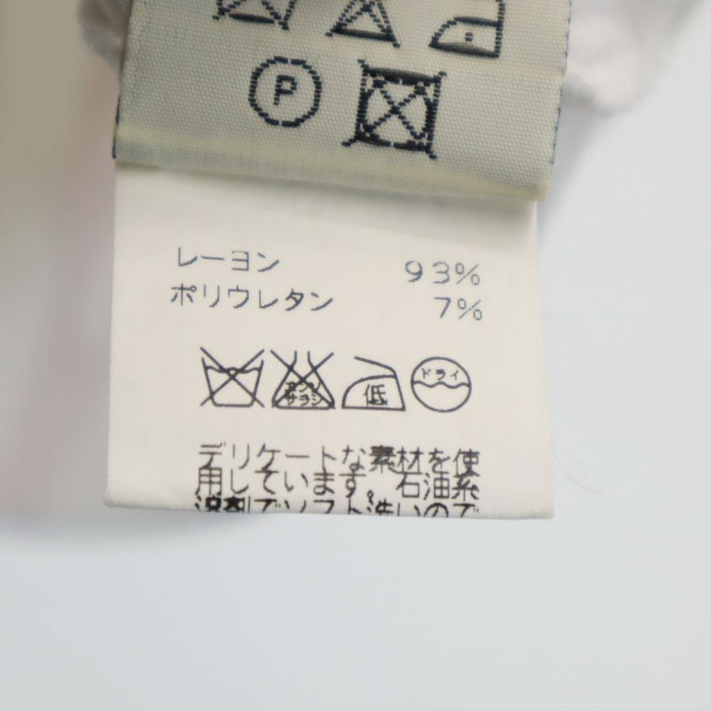 Hermes Made In Italy 7 Minutes Sleeve Cut LA White System Women Used