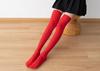 Velvet Over-the-Knee Women's Thigh High Black Silk Slimming Socks