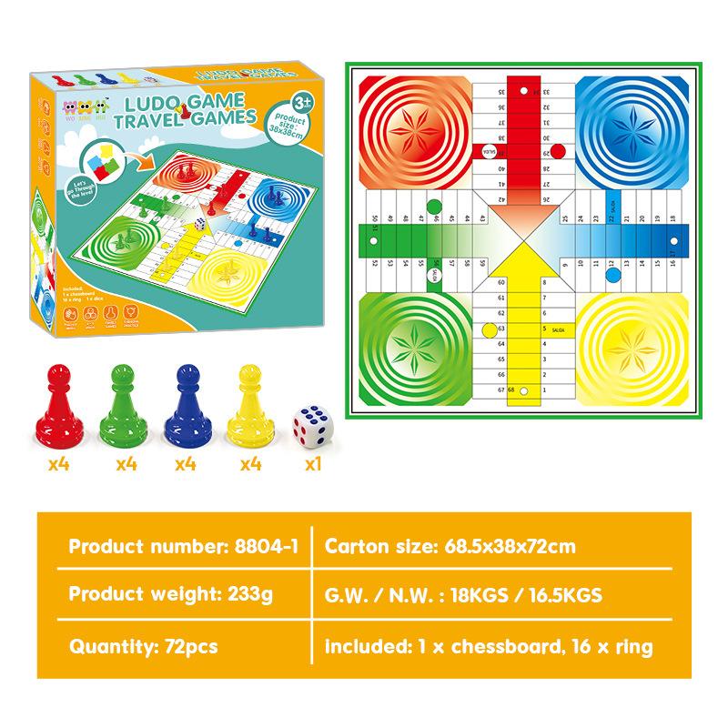 Cross-border Bestseller International Children Snakes Ladders Strategic Board Game Parentchild Interactive Educational
