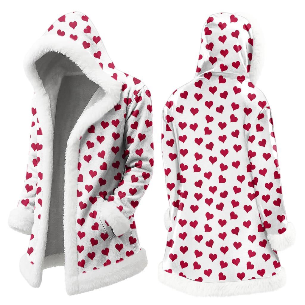 Унисекс кардиган с капюшоном и карманами, теплая верхняя одежда