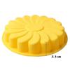 3D Color Random Silicone Big Cake Molds Sunflower Cake  Mould Pan Tray DIY Birthday Wedding Party Suppily Bakeware Baking Tools