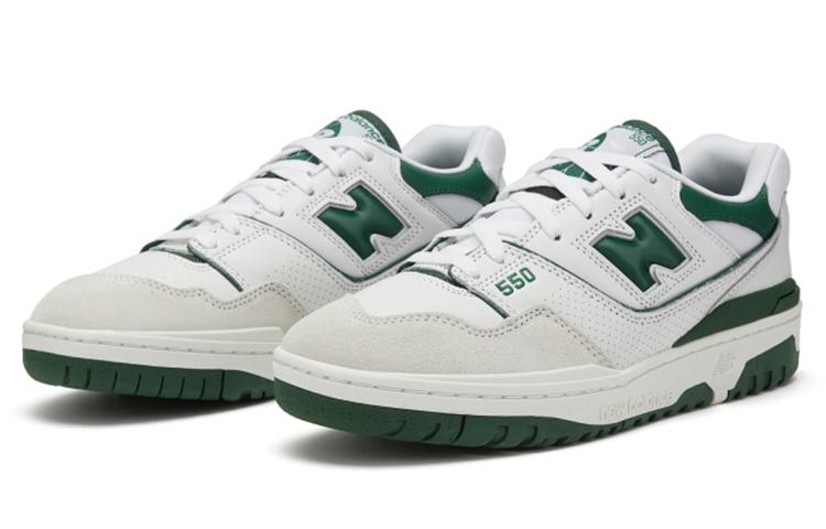 New Balance Кроссовки 550 "Белый/Лесной Зеленый" BB550WT1