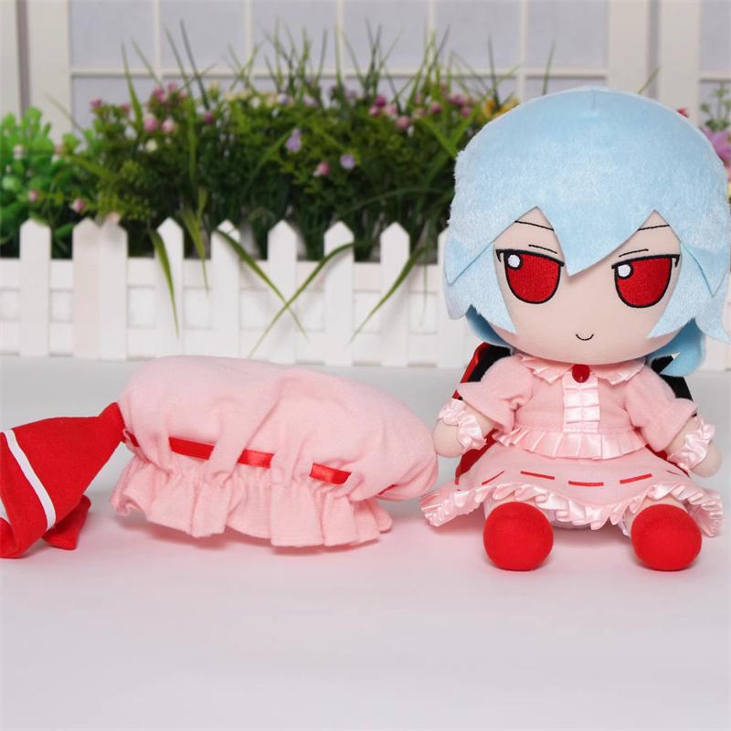 Touhou Project Fumo Remilia Scarlet Flandre Plush Toy Smoke Stuffed Doll Sealed Club Girl Soft Plushie Figure Cosplay Xmas Gifts