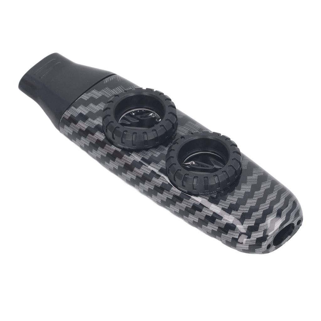 Казу-флейта с двумя отверстиями, регулируемый музыкальный духовой инструмент с диафрагмой для исполнения.