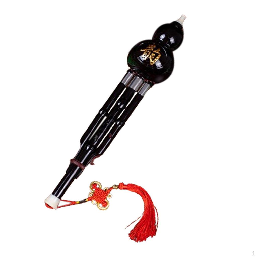 Китайская флейта Хулуси, тыквенная лютня с мундштуком, деревянный духовой узел, профессиональный