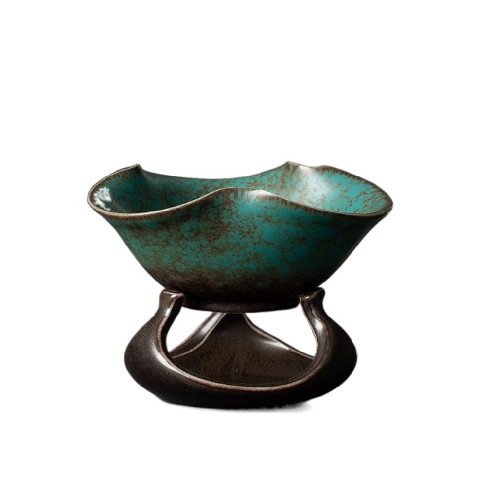 Керамические фильтры для чая, обожженные в печи, ретро-сепараторы для чая, принадлежности для напитков, фильтр для чайных листьев, Главная