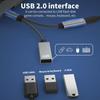 Конвертер 2 в 1 для клавиатуры, мыши, телефона, планшета, кабель USB Type C, быстрая зарядка PD 60 Вт, адаптер OTG
