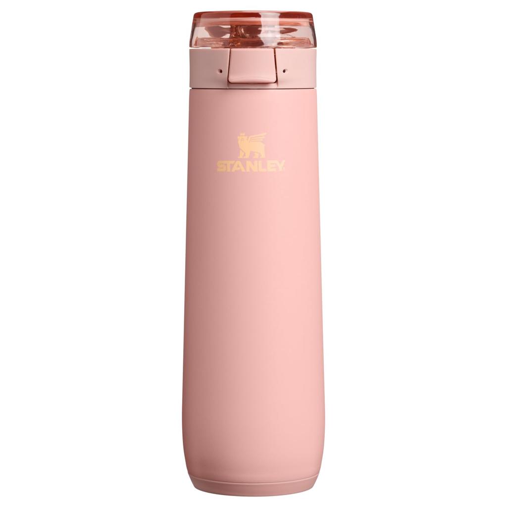 Stanley 1913 Flowstate Spring Vacuum Insulated Peach 20oz Bottle, Rose, 0.59L