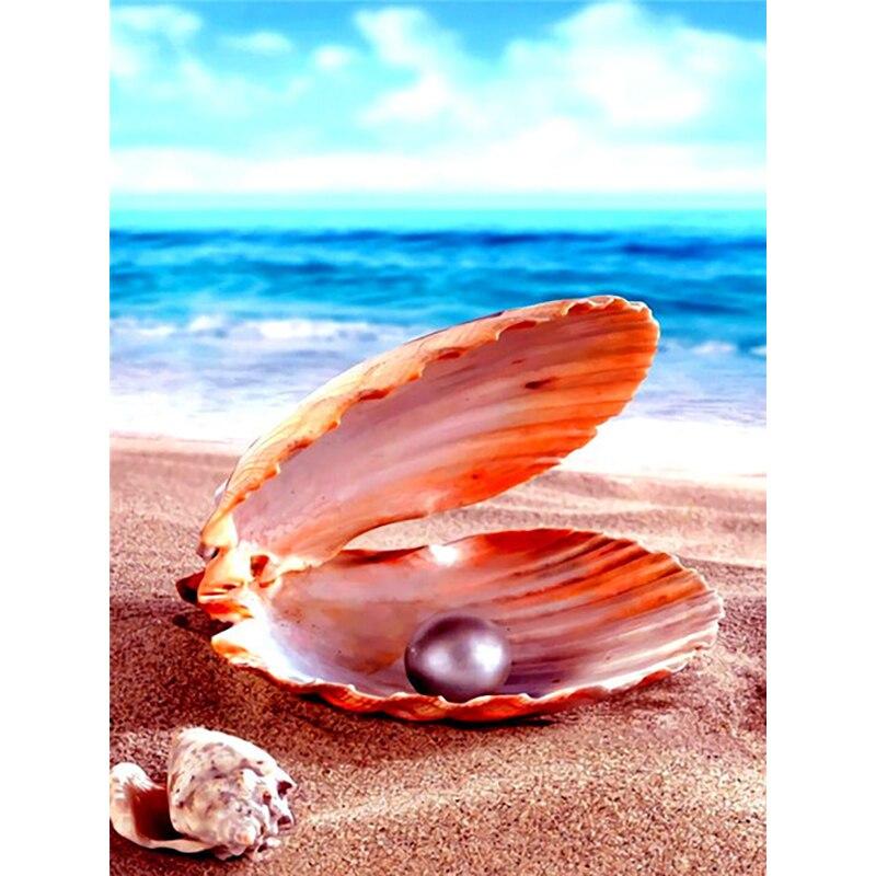 Новый 5D DIY алмазная живопись морская черепаха Алмазная вышивка вид на море вышивка крестиком полная круглая дрель домашний декор ручной подарок