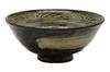 Nakamura Yohei Matcha Bowl, Gray, Size: Diameter 14.8cm X Height 6.2cm, Flat Bowl, Old Mishima, Paper Boxed