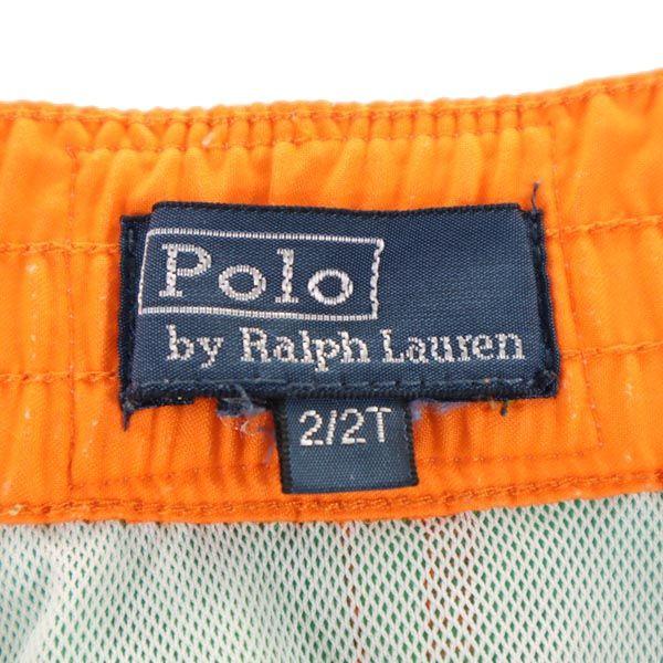 Polo by Ralph Lauren Большой пони Плавки 2T зеленый Купальник внутренние плавки Детские Б/У