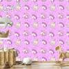 Wallpaper Unicorns in front of stars and hearts for living room and bedroom 50x1000