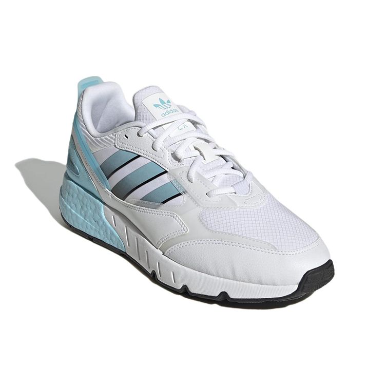 Adidas ZX 1K Boost 2.0 White Bliss Blue Unisex Sneakers Cloud-White Core-Black GW6796