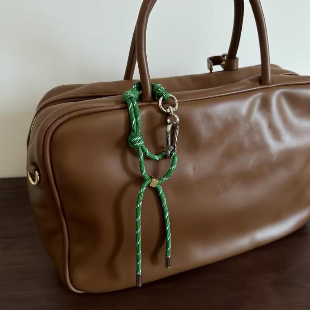 Colorful Bag Buckle Baseball Pendant Key Chain Vintage Bag Hanging Accessories  Couple Style