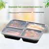 Disposable 4-Compartment Meal Prep Containers