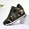 Весенне-осенние новые парусиновые камуфляжные спортивные туфли на скрытой платформе, повседневная обувь для путешествий, камуфляжная серия большого размера, зимние
