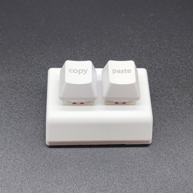 Механическая игровая USB-клавиатура с 2 настраиваемыми клавишами, цветной подсветкой, программируемые хот-свап клавиатурные блоки