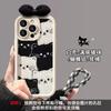 Чехол-шнурок с 3D бантом и черным котиком для Honor 200 300 400 Pro MAGIC 90 7 Lite 5 6PRO X9C Smart X9 X7 20 Nova5T, мягкий, противоударный