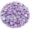 100Pcs Heart Acrylic Beads Jewelry Making AB Color DIY For Wholesale Pendant Necklace Bracelet