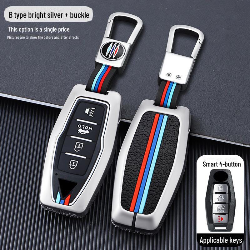 Чехол для ключа GAC Mitsubishi New Outlander Premium Edition для 23 моделей с персонализированной застежкой-пряжкой.