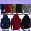 Mens Hooded Hoodies Sweatshirt Sweater Jumper Comfy Pullover Outwear Tops Coat