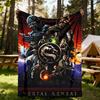 1 шт. Плед Mortal Kombat для улицы, легкий фланелевый, мягкий и теплый, для всех сезонов, для улицы, кемпинга, гостиной, офиса, L1106022