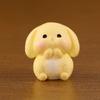 Cute Easter Rabbit Figurine Miniatures Delightful Look Suitable for Home or Office Display Fairy Garden Accessories