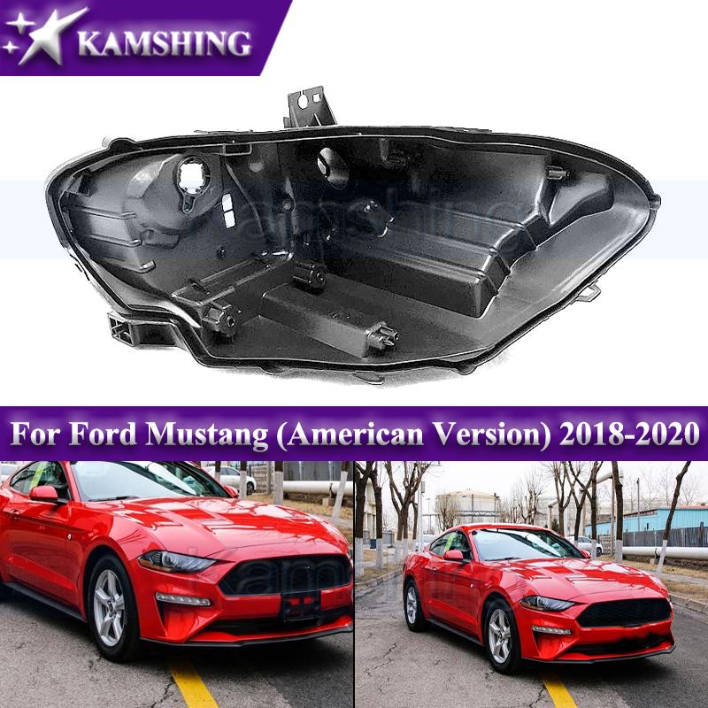 Kamshing Накладка на основание передней фары для Ford Mustang (Американская версия) 2018-2020 Задняя часть корпуса фары Задняя крышка фары