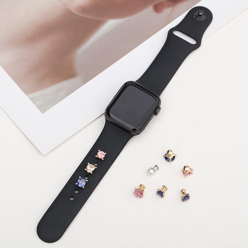 Металлические гвозди с бриллиантами, ремешок, аксессуары, ремешок для часов, орнамент, декоративное кольцо, браслет, подвески