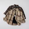 Autumn Blouses & Shirts New Spring Boy Shirt Plaid Long-sleeved Children's Fashion Tops Boys Handsome Spring Jacket Shirt