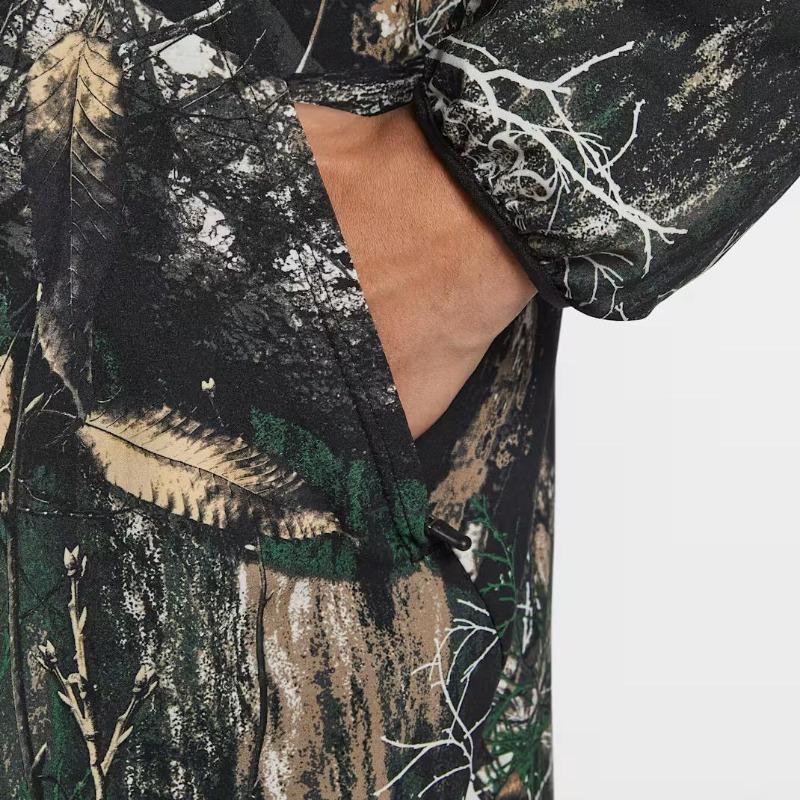 Nike Мужская беговая куртка Stride Dri-FIT RealTree Черная IO7768-060