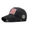 eBay Hat Washed Old Alphabet Baseball Cap Classic Flag Cotton Hat