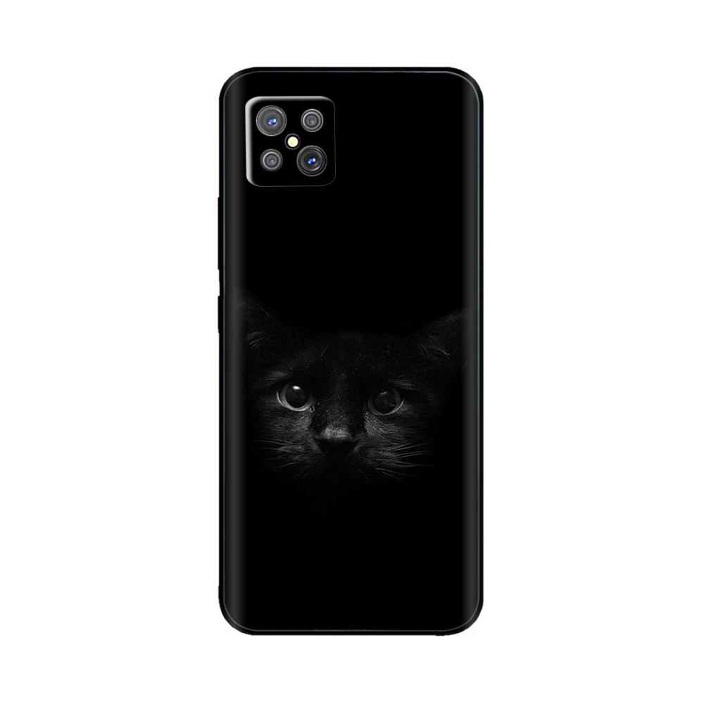 Ударопрочный Чехол Для Oppo Reno4 Z 5G Чехол Животное Расписанный Черный Силикон Мягкая Задняя Крышка Телефона Для OPPO A92S Бампер Оболочка Fundas
