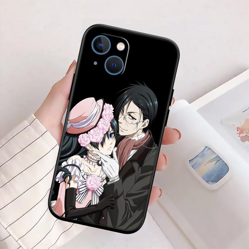 RP7 Black Butler Phone Case for Samsung Galaxy S20 S21 S22 Ultra FE + Plus A21S A22 A24 A25 A26 A30 A30S A31