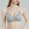 Женский сексуальный бюстгальтер Push Up Bralette, бесшовный, беспроводной, для сна, мягкий, с принтом букв, нижнее белье, удобное нижнее белье