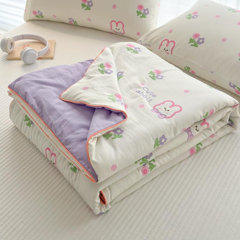 Мягкое четырехсезонное пуховое одеяло с кондиционером, летнее тонкое одеяло, дышащее мягкое офисное одеяло для сна