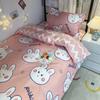 Cartoon Bed Three-piece Set Cute Quilt Cover Children Sheets Student Dormitory Bedding