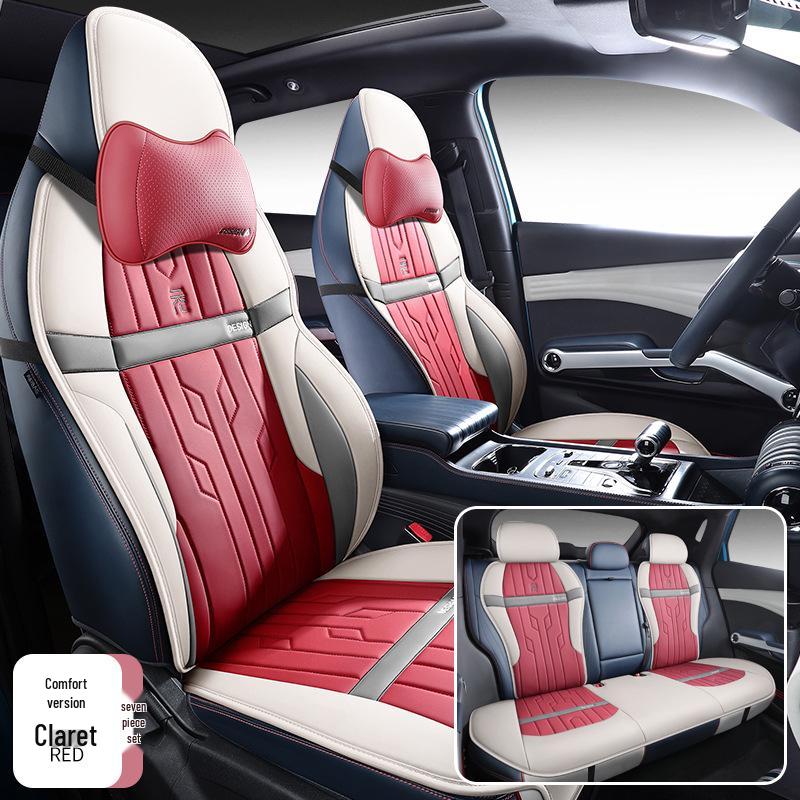 BYD PLUS All-Season Seat Cushion Set with Lumbar Support, Custom Fit for Specific Car Models