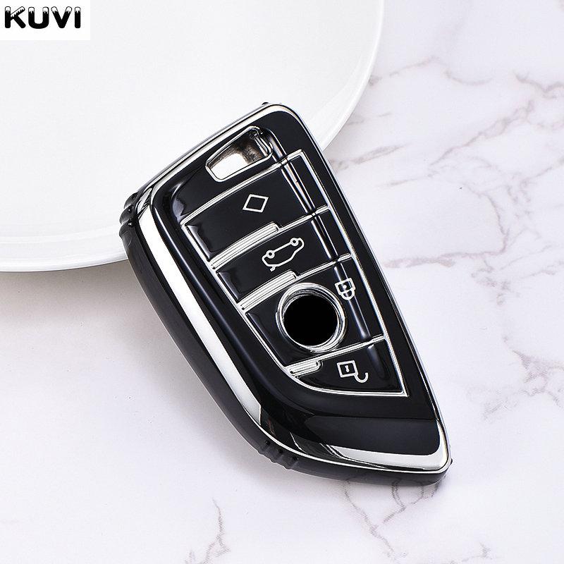 Мягкий чехол-оболочка из ТПУ для брелока автомобильного ключа для Bmw X1 X3 X5 X6 X7 1 3 5 6 7 Серии G20 G30 G11 F15 F16 G01 G02 F48 Автоаксессуары