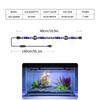 18-58 см USB-светильник для аквариума Светодиодная лампа для роста растений Освещение для декора аквариумов Водонепроницаемый светильник для аквариума