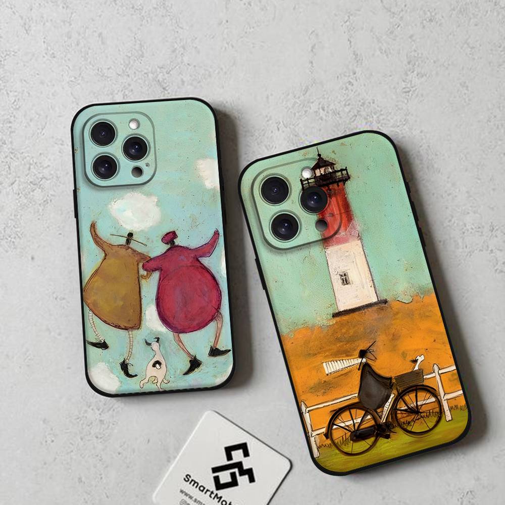 Чехол для телефона Sam Toft для iPhone 17 16 15 14 13 12 11 PRO MAX PLUS Mini из ТПУ, мягкий, приятный для кожи