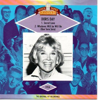 7-дюймовая пластинка DORIS DAY - Secret Love / Whatever Will Be Will OG9091 Old Gold, CBS S UK Pop Used