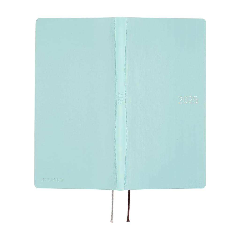 Hobonichi Notebook 2025 Weeks Soda Начиная с января Еженедельный блокнот Weekly Left Slim Portrait Smooth/Vanilla