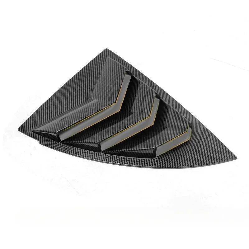 Rear Side Blind Window for Tesla Model 3/3+ Rear Triangle Window Spoiler Louver Shutter Cover New Model 3+ Accessories -2024