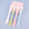 1Pcs Silicone Facial Mask Brush Soft Head with Scraper Integrated Dual-use Mud Film Brush DIY Film Adjusting Beauty Tool Beauty