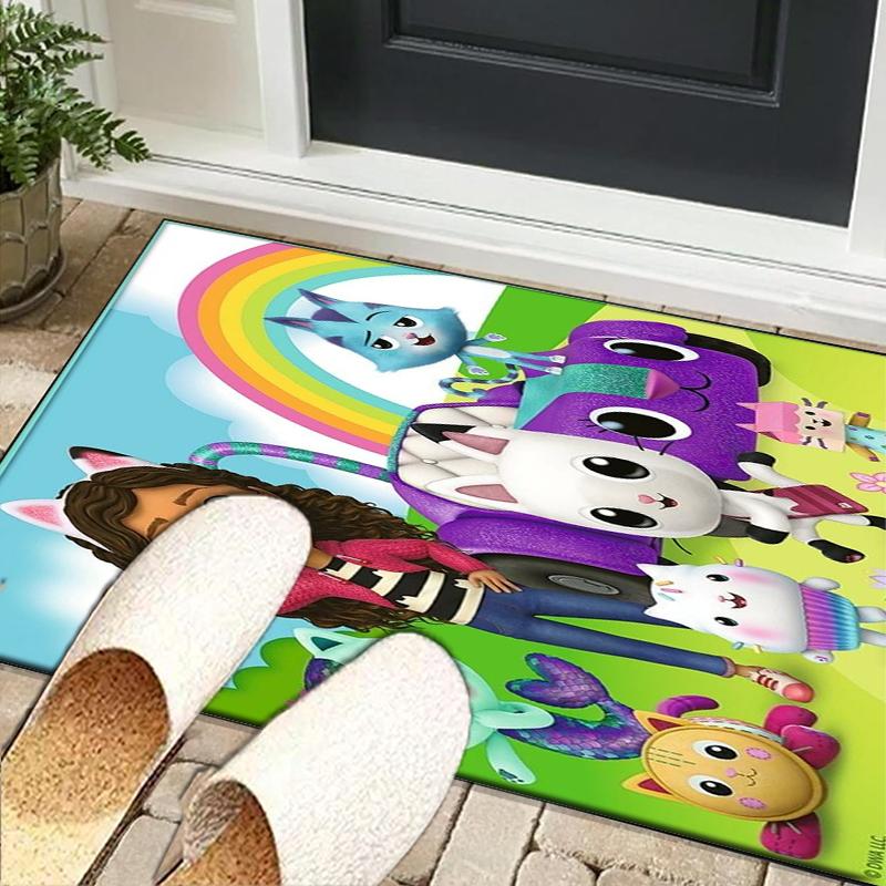 Rainbow Friends Dollhouse Office Rug Chair Mat, Game Carpet, Suitable for Front Door, Bedroom, Living Room, Desk, Holiday Gift