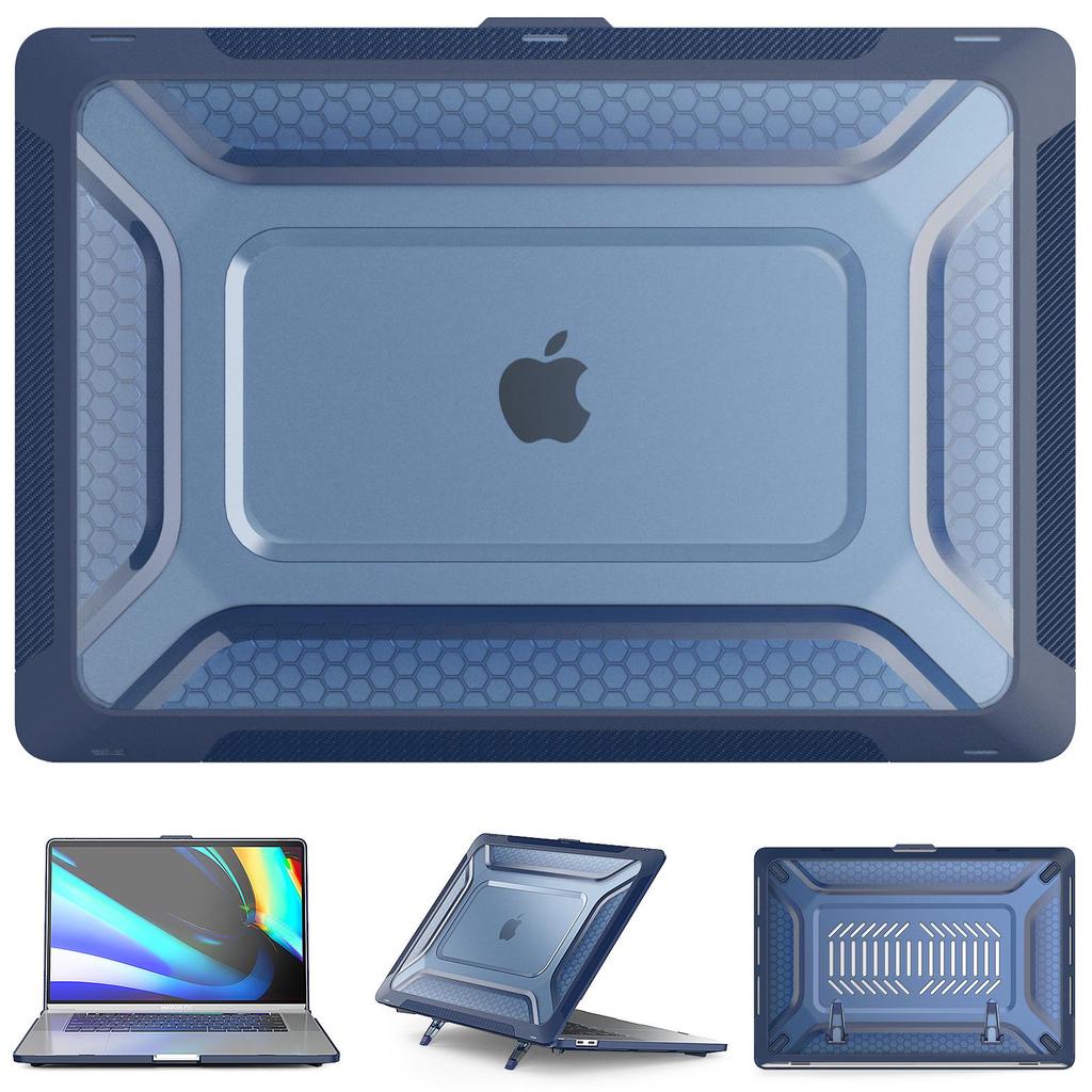 Защитная охлаждающая подставка для MacBook Air 13/Pro 16, Матовый противоударный чехол для 14-дюймовых ноутбуков